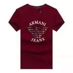 armani ae7 t-shirt soldes rainbow eagle fire red